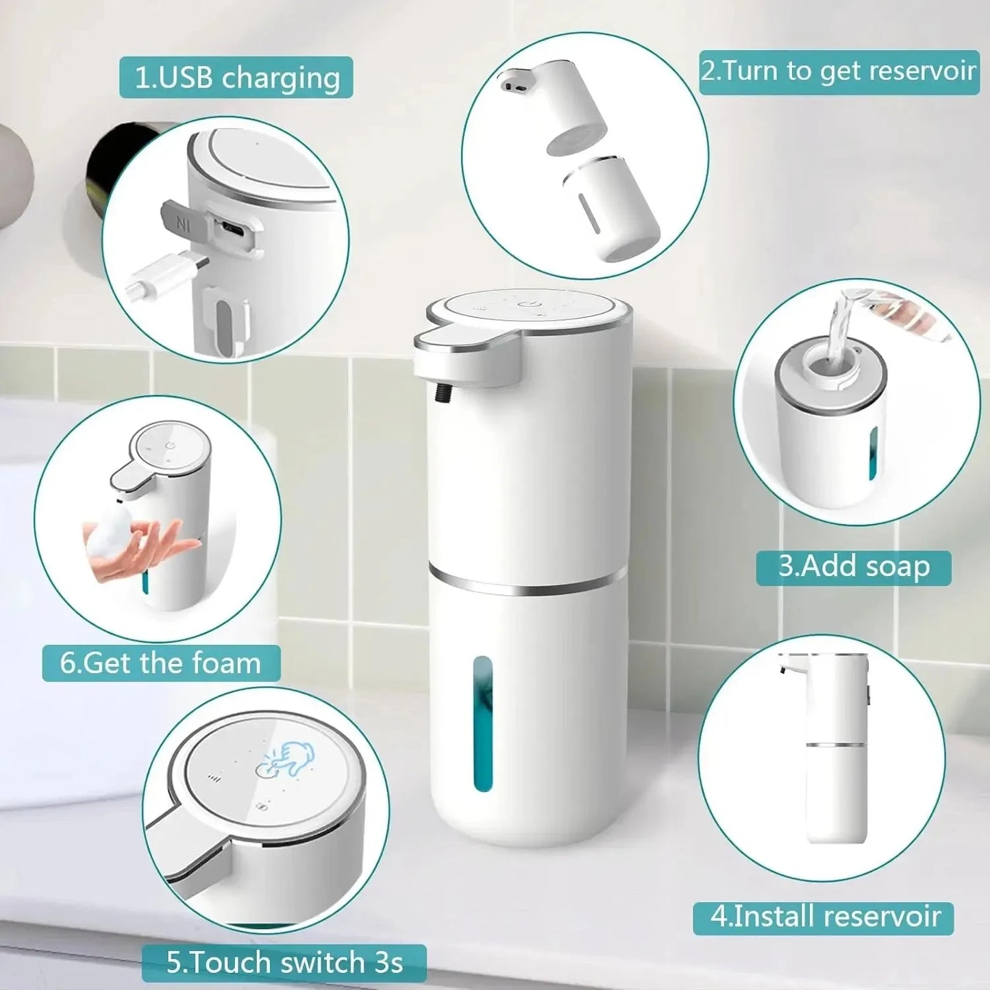 Journey Joy™ Touchless Foaming Soap Dispenser