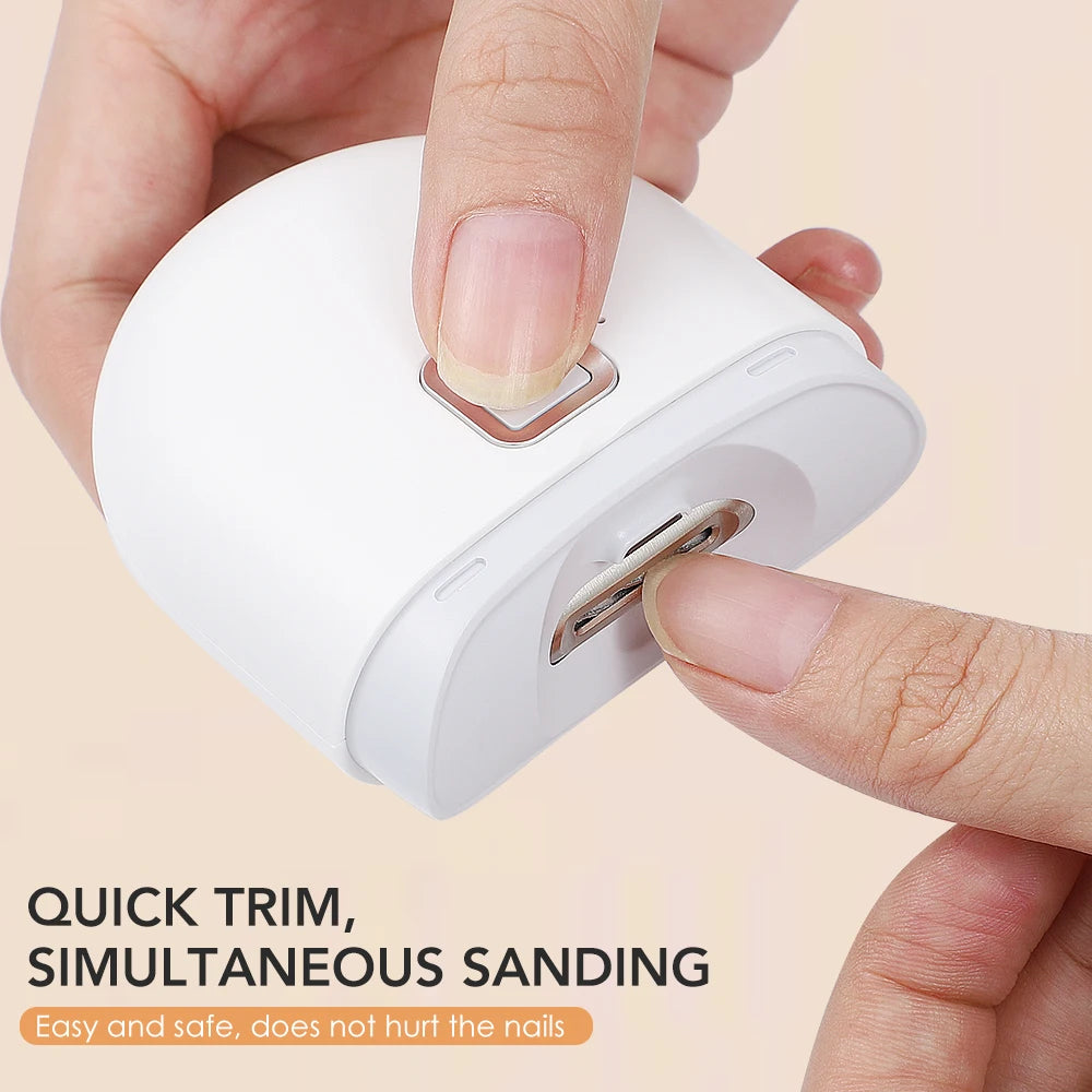 Automatic Electric Nail Clipper with LED