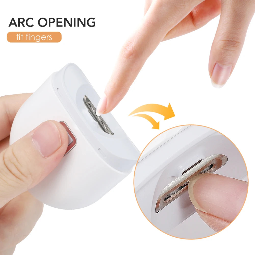 Automatic Electric Nail Clipper with LED