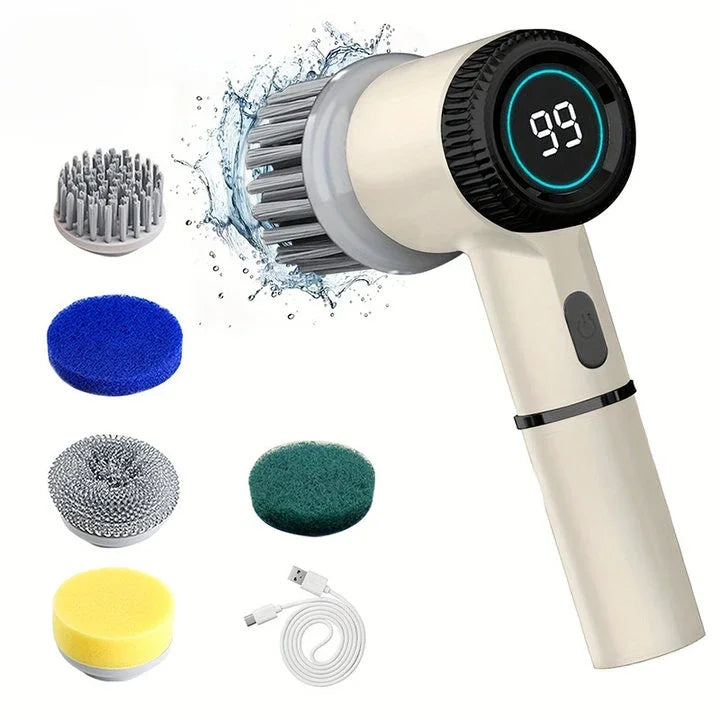 Journey Joy™ 5-in-1 Electric Cleaning Brush