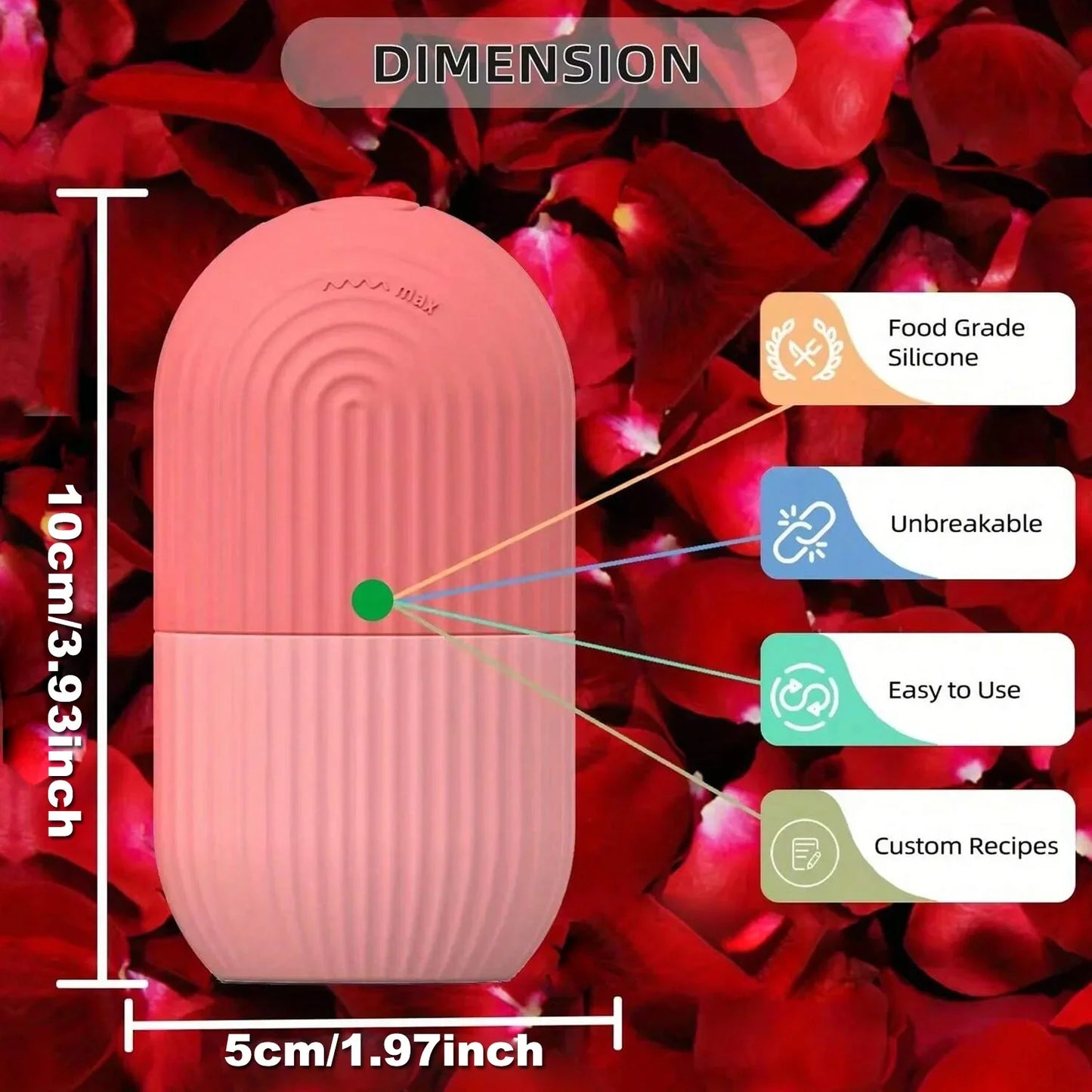 Journey Joy™ Silicone Ice Cube Face Roller