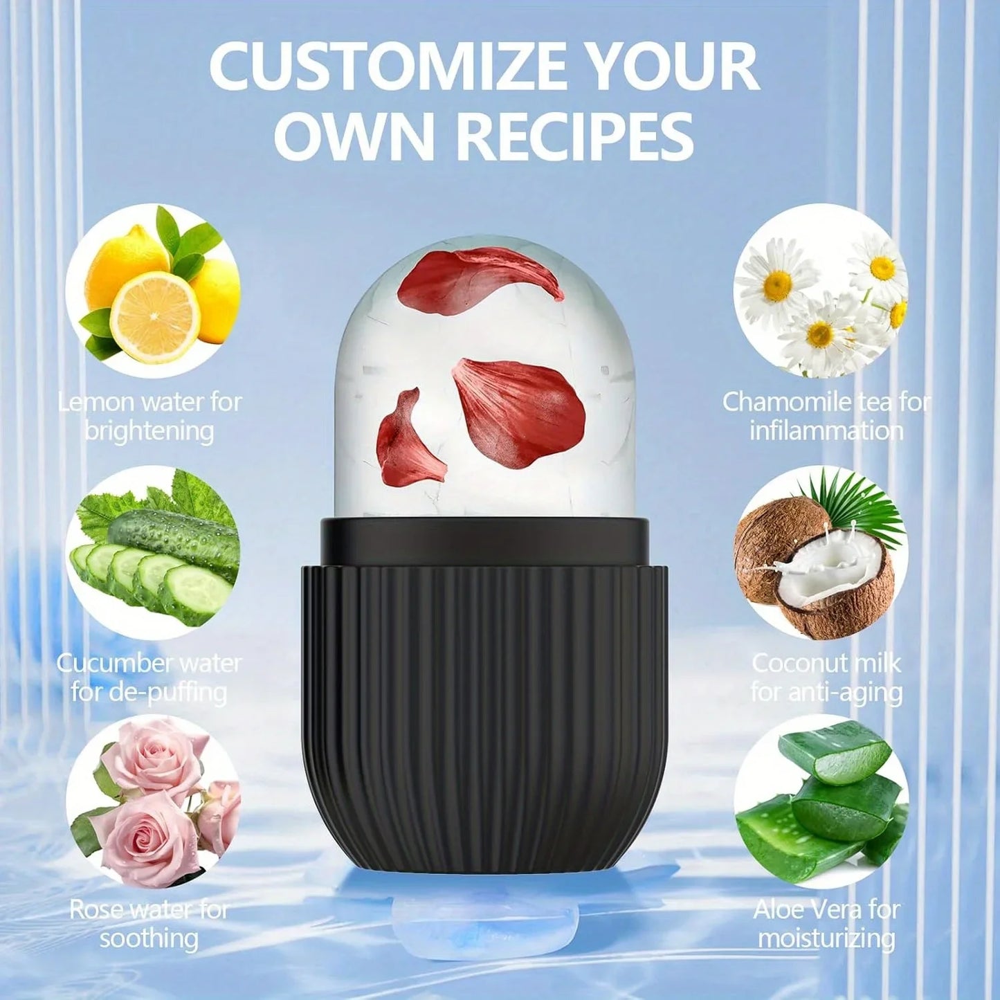 Journey Joy™ Silicone Ice Cube Face Roller
