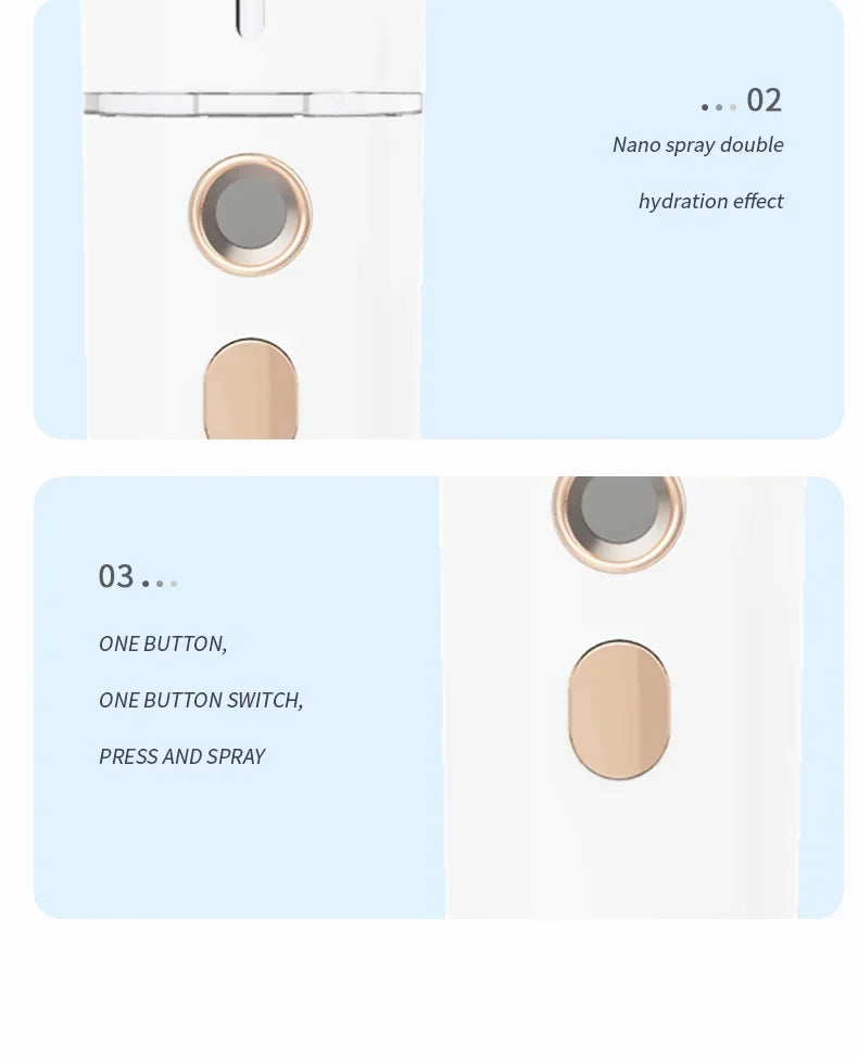 Journey Joy™ Mini Nano Facial Steamer