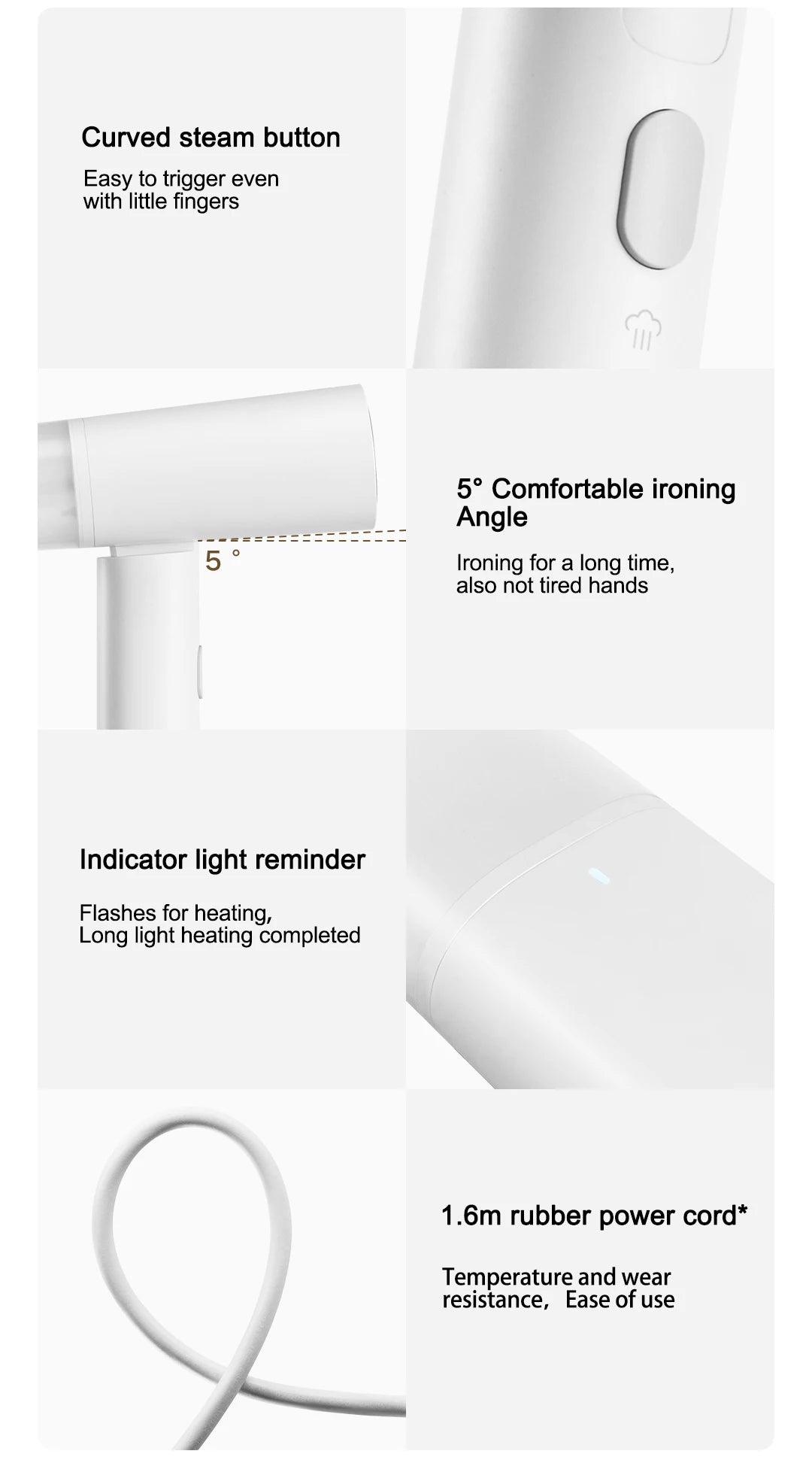 SteamEase Handheld Garment Steamer