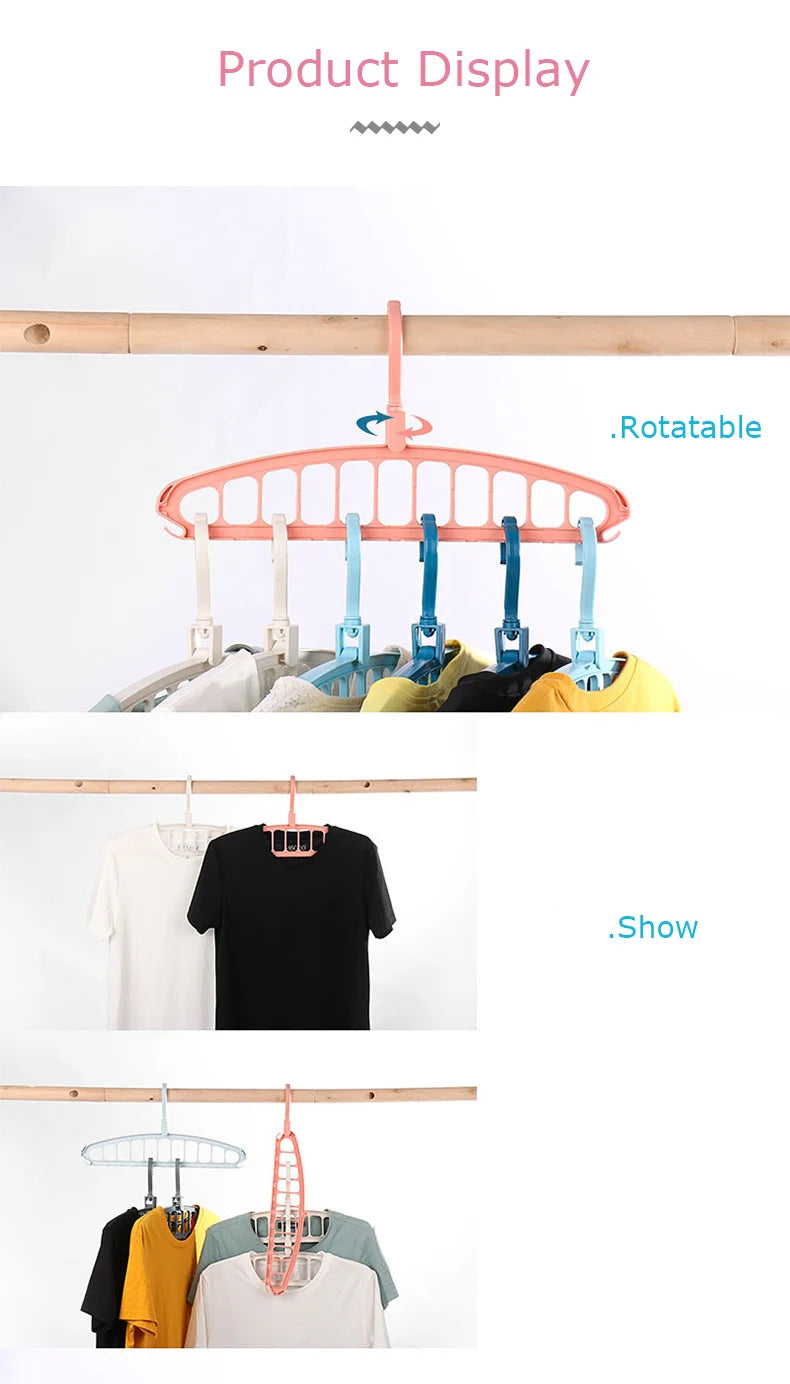 Journey Joy™ Multi-Use Folding Clothes Hanger Rack