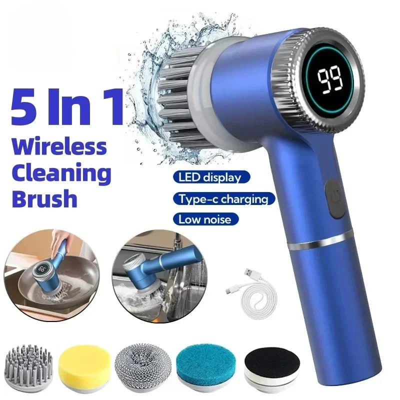 Journey Joy™ 5-in-1 Electric Cleaning Brush