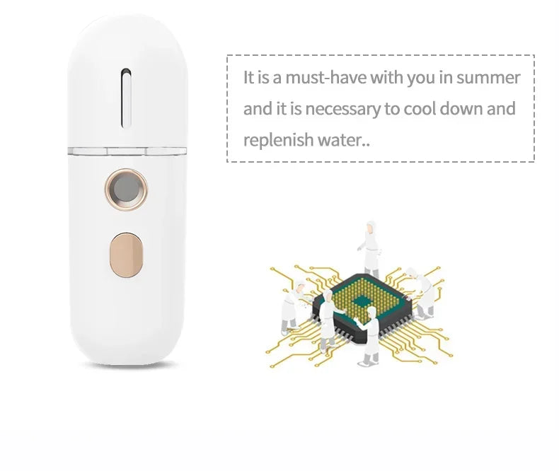 Journey Joy™ Mini Nano Facial Steamer