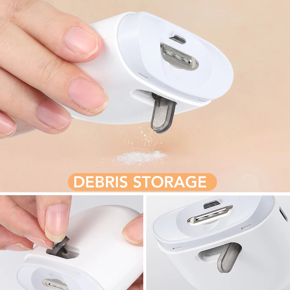 Automatic Electric Nail Clipper with LED