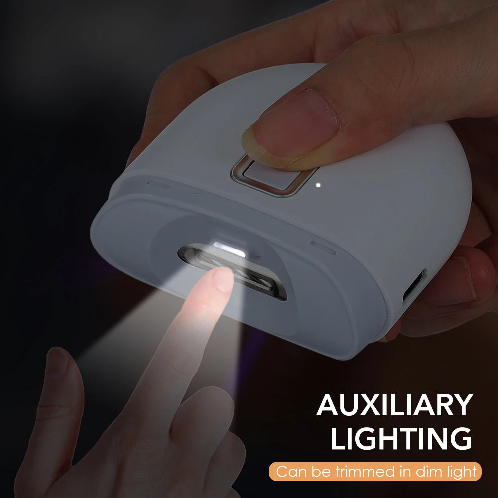 Automatic Electric Nail Clipper with LED