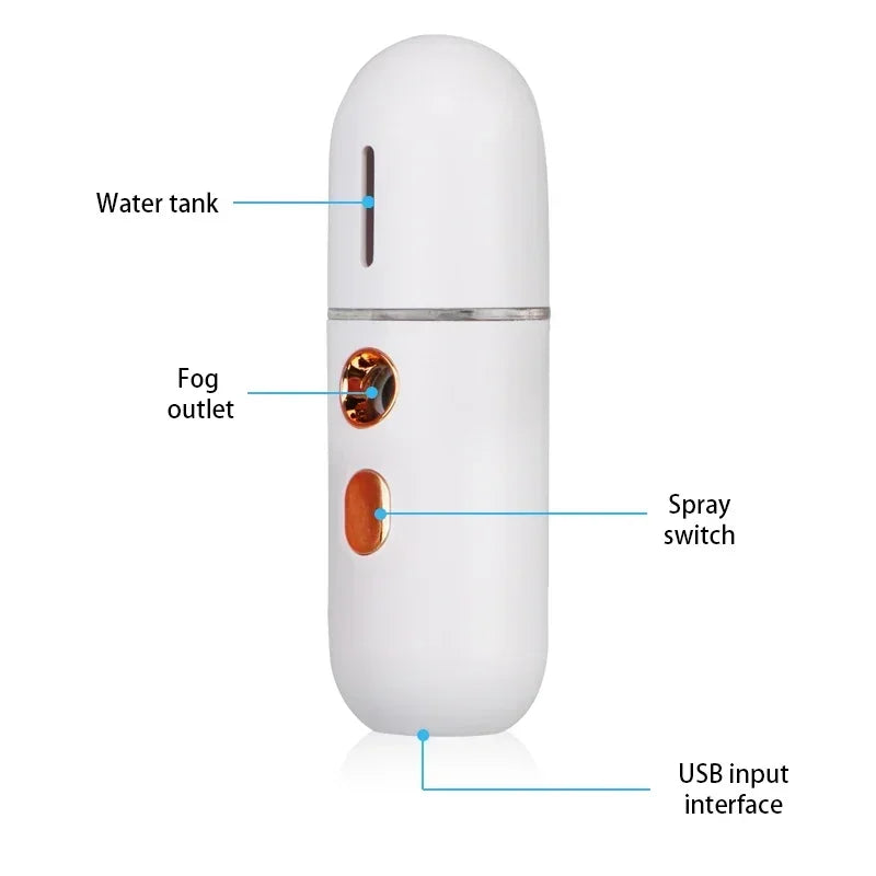Journey Joy™ Mini Nano Facial Steamer