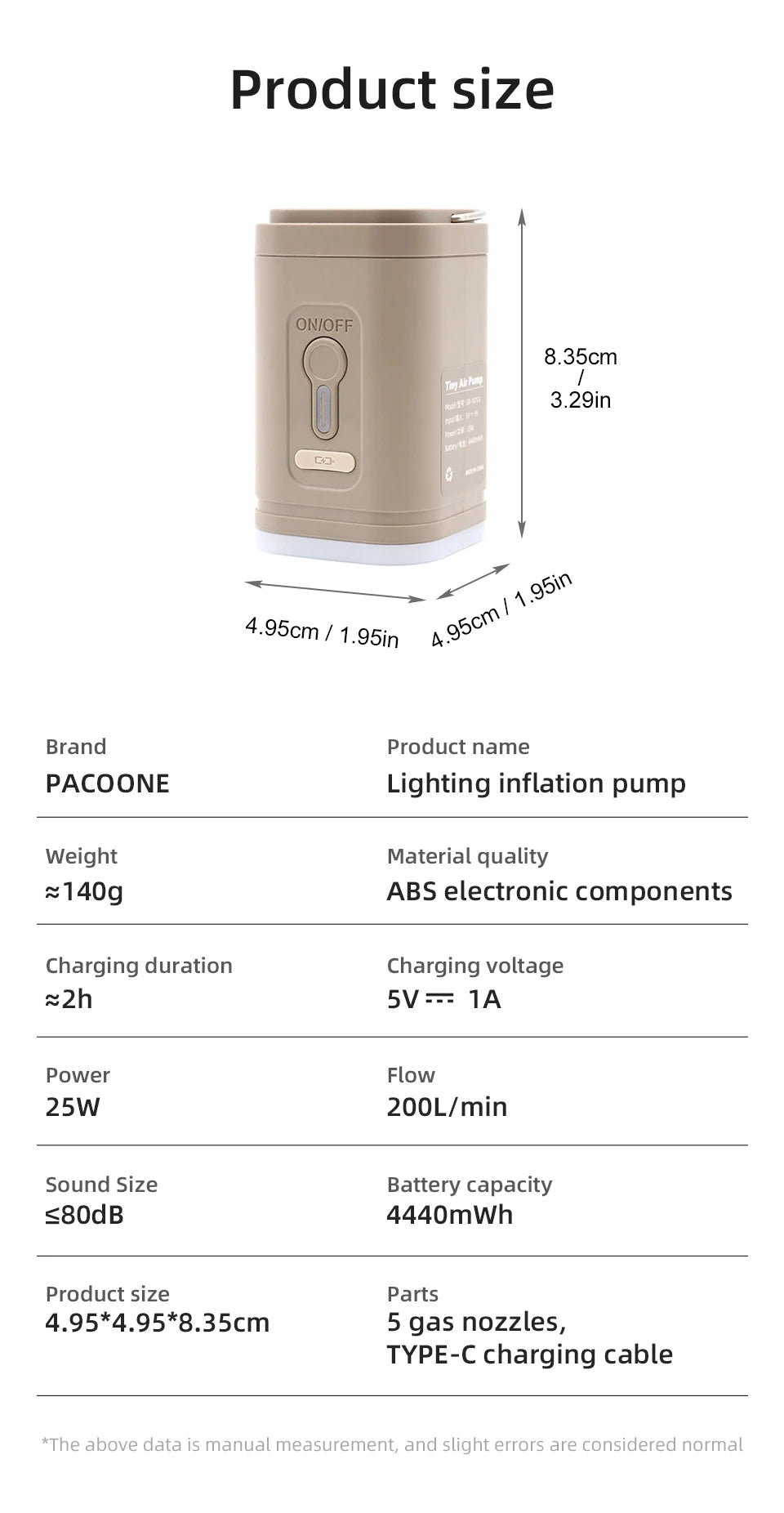 Journey Joy™ Portable Electric Air Pump